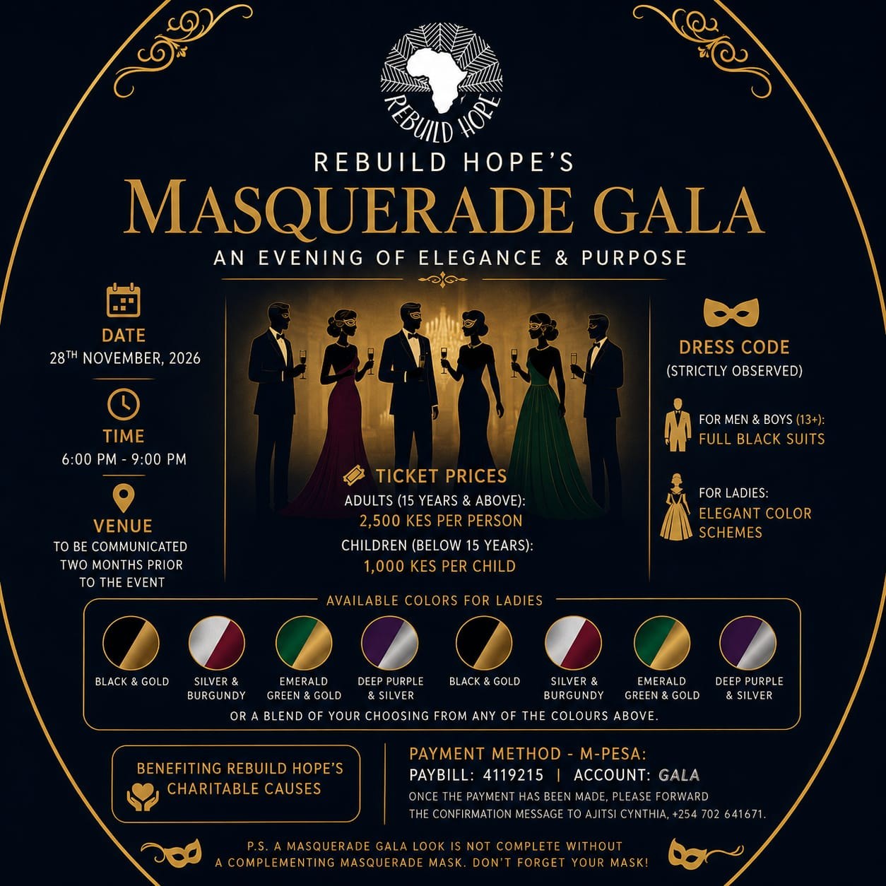 Rebuild Hope Masquerade Gala