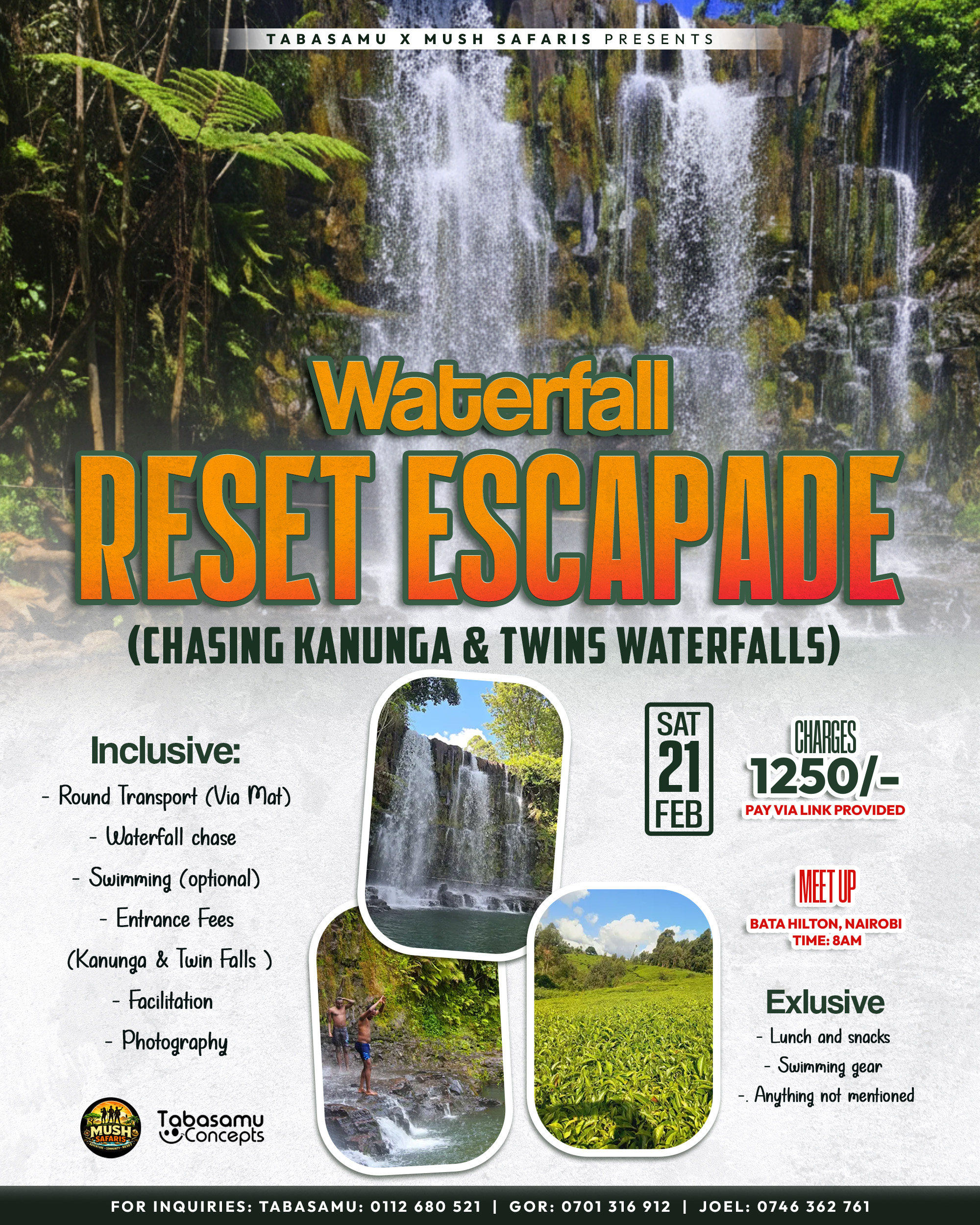 Kanunga x Twins Waterfall Reset Escapade
