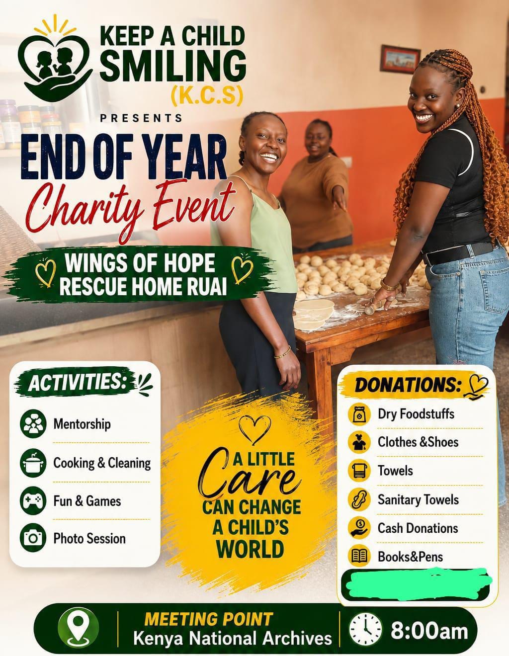 Help Make vulnerable girls smile